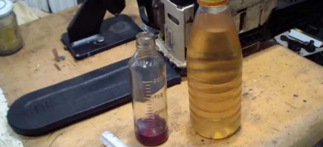 Масло и бензин: приготовление топливной смеси для бензопилы