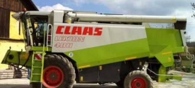 Зерноуборочный комбайн Claas Lexion 480 – описание и характеристики