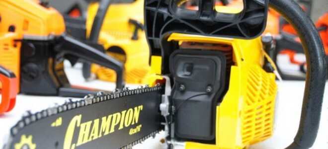 Электропилы Champion: краткий обзор модельного ряда