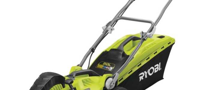 Газонокосилки Ryobi RLM18E40H. Базовая комплектация, технические характеристики, параметры двигателя и назначение устройства