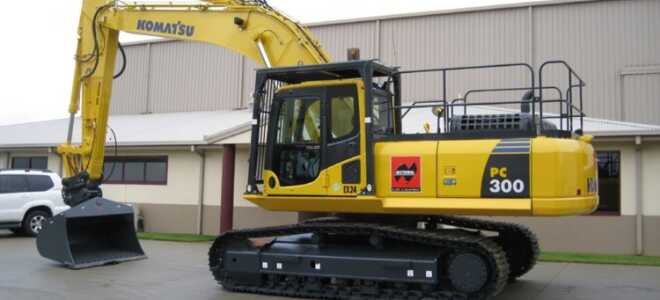 Экскаватор Komatsu PC300 – описание и характеристики